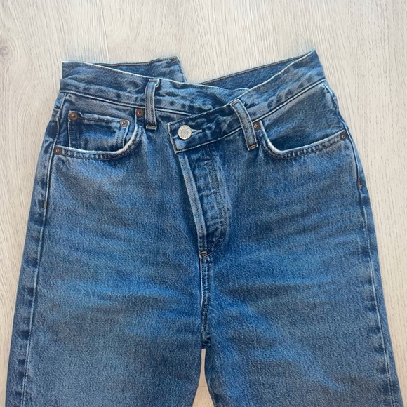 AGOLDE Criss Cross Straight Leg Jeans - Picture 4 of 10
